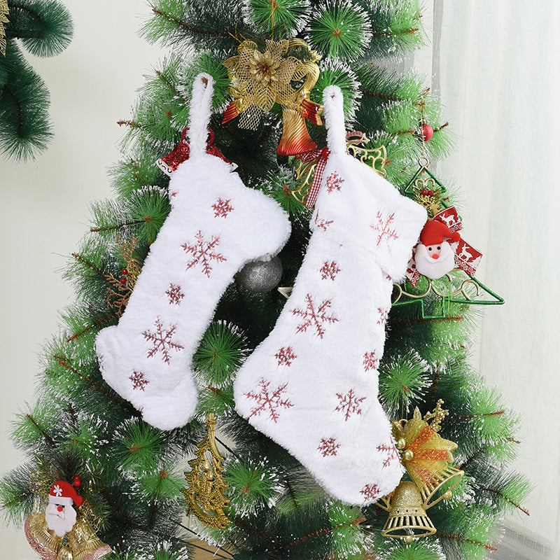 Christmas Children's or Pet's Stockings; Dog Bone Shaped Stocking