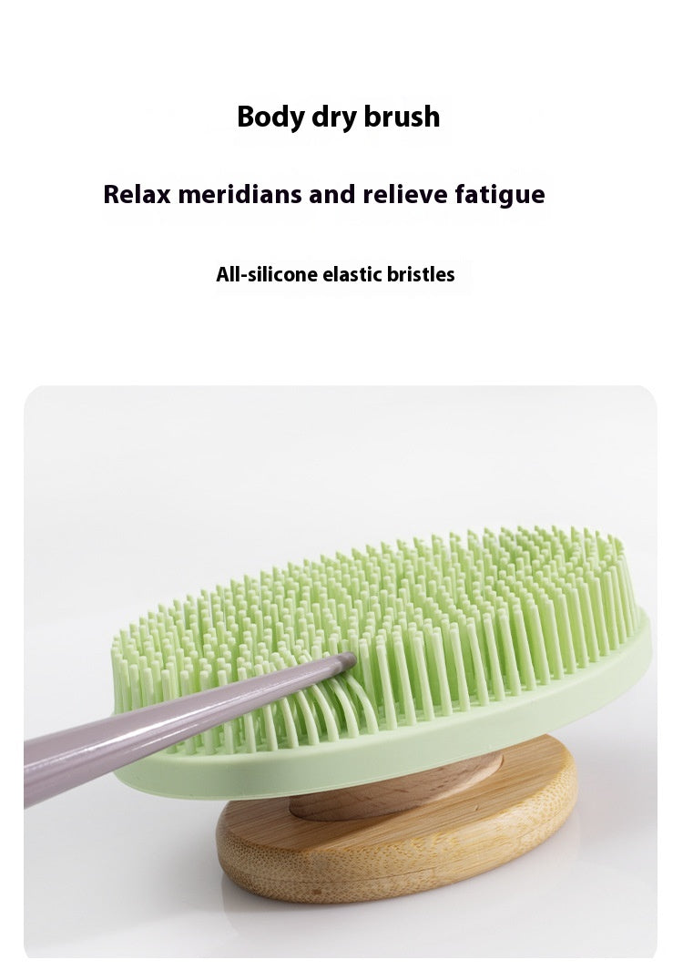 Silicone Bath Brush, Used as Soft Massage, Hand-Held.