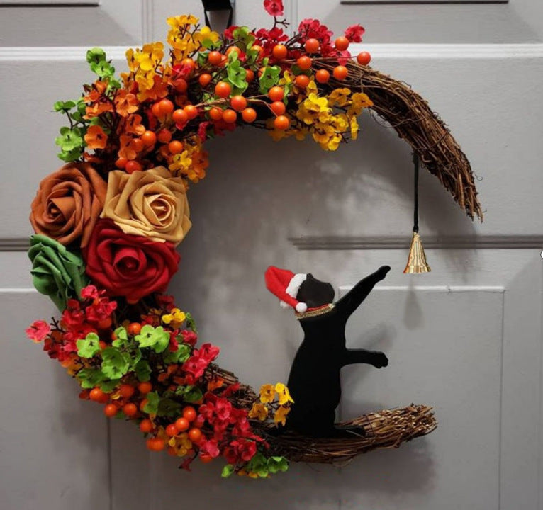 Seasonal Decor, Cat, Door Wreaths