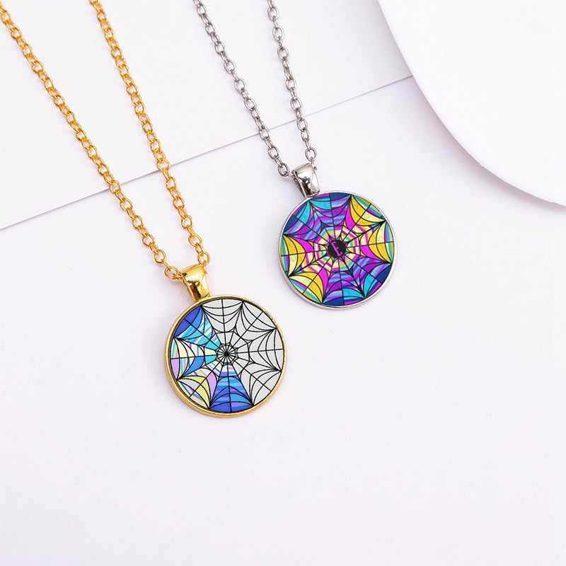 Punk Wednesday, Glass Dome Pendant Necklace.