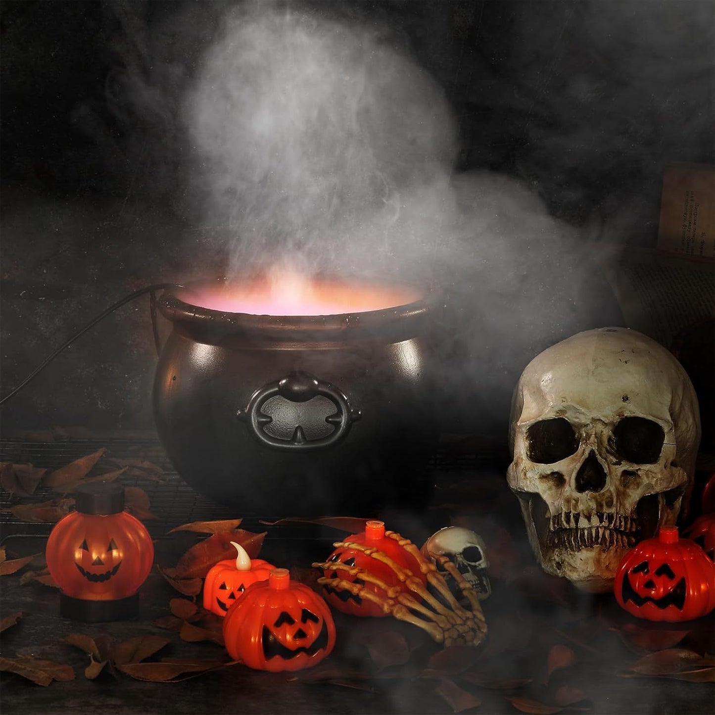 Seasonal Smoking Witches Cauldron.
