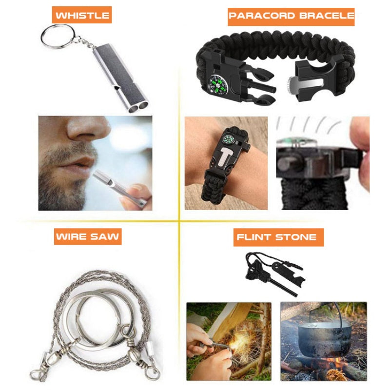 Outdoor Multifunctional Survival Tool Set