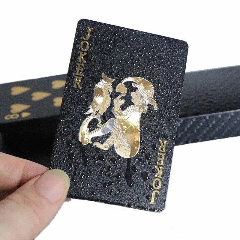 Black Gold Game Playing Cards