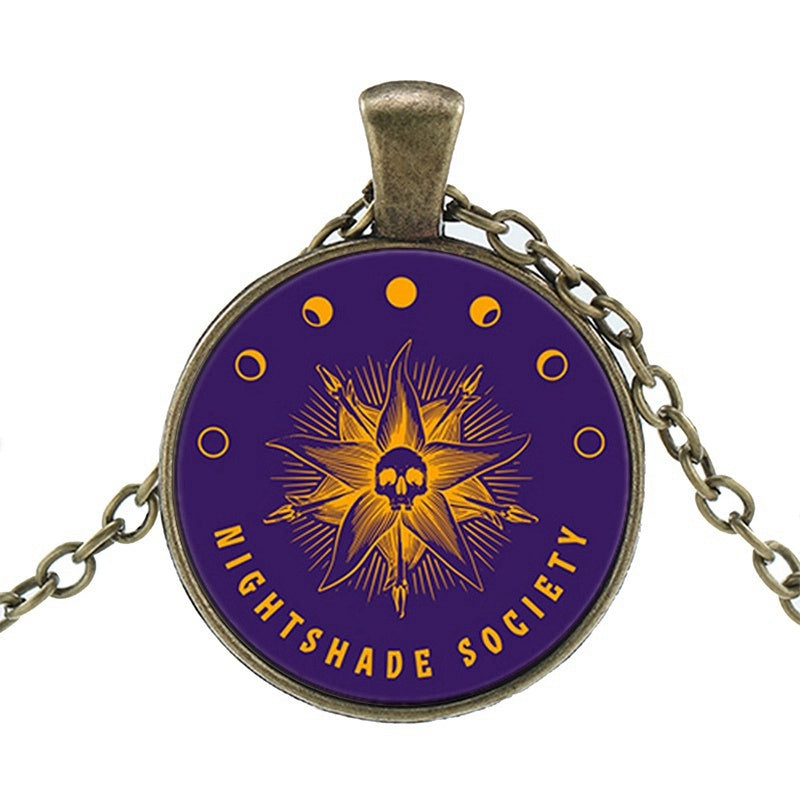 Punk Wednesday, Glass Dome Pendant Necklace.