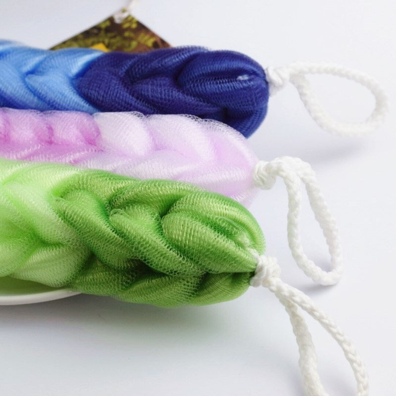 Bath Towel, Hand-Held, Back Rub Coming