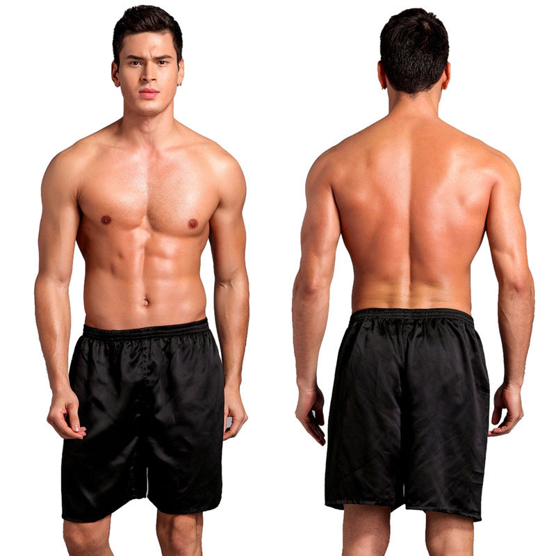 Satin Silk Men's Pajama Shorts