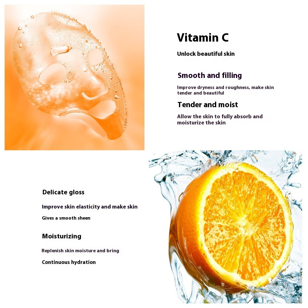 Vitamin C Facial Mask Pack, Moisturizing And Skin Rejuvenation