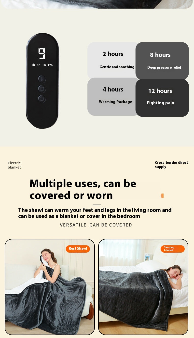 Smart Heating Blanket, Smart Temperature Controller, Cover Blanket for your Comfort.